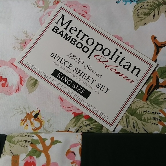 Metropolitan Bamboo Home Bedding Metropolitan Bamboo Floral King